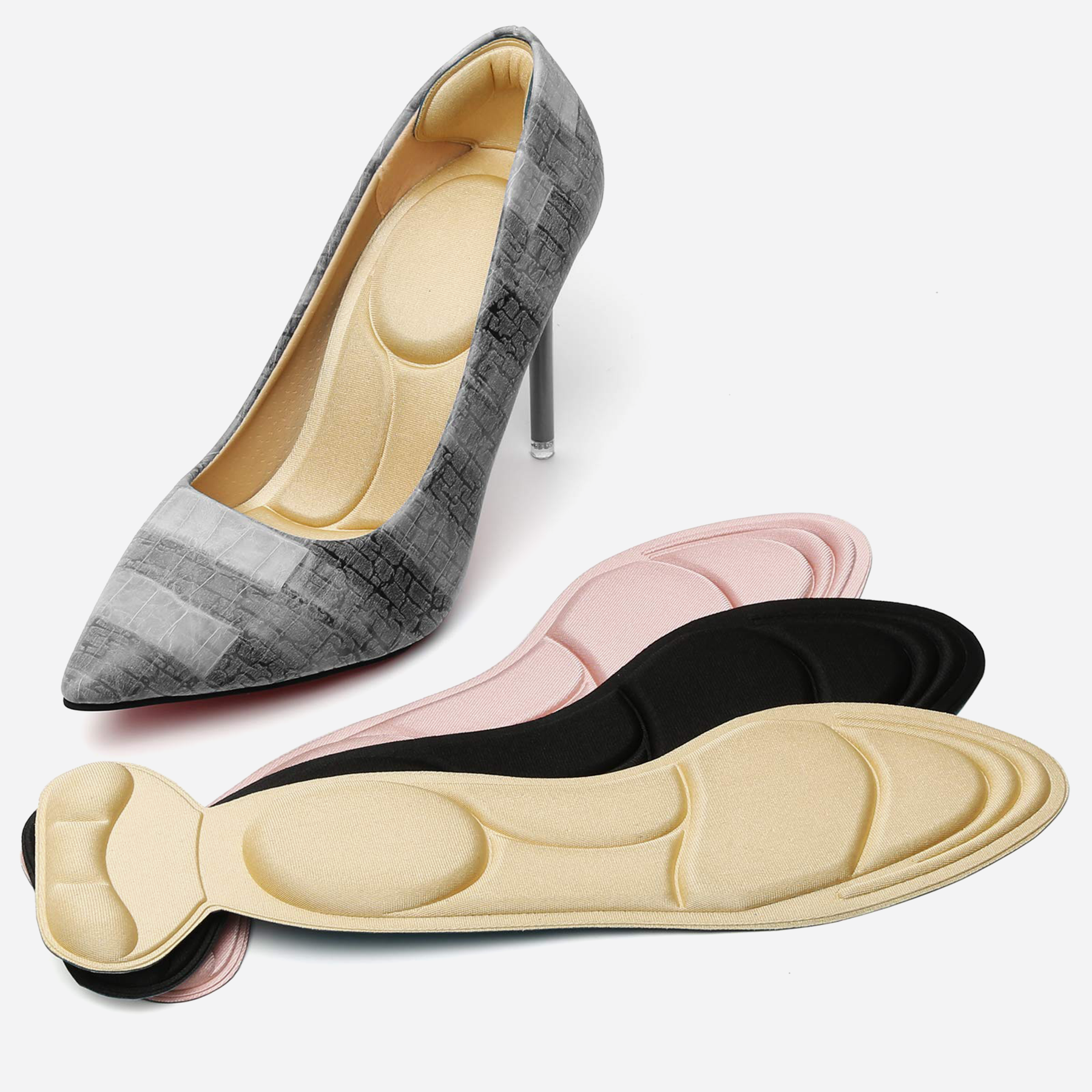 Sponge Insoles For High Heels Shoes – مشدات الاردن
